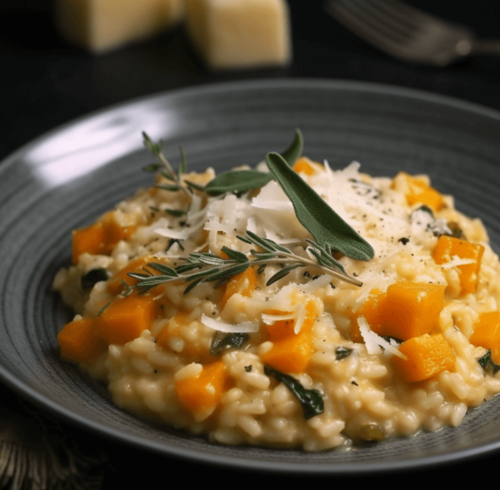 Butternut and sage risotto