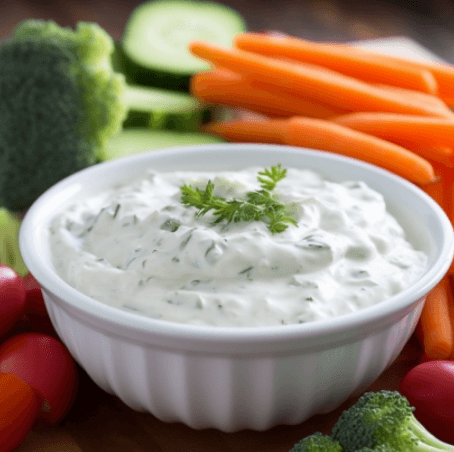 Greek Yogurt Ranch Dip with Veggies (Kids Love This One)
