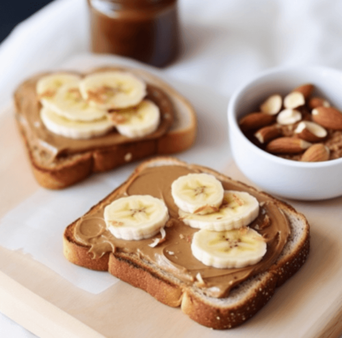 Almond Butter & Banana Toast
(Anti-inflammatory snack for picky eaters)
