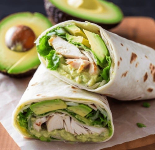 Chicken & Avocado Wraps
(Easy meal recipes for picky eaters)