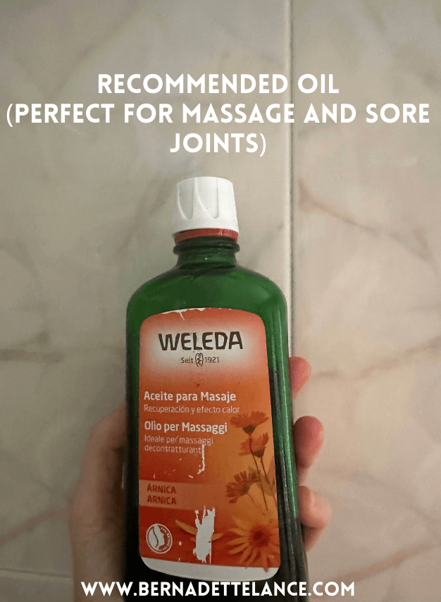 Arnica oil for dry brush