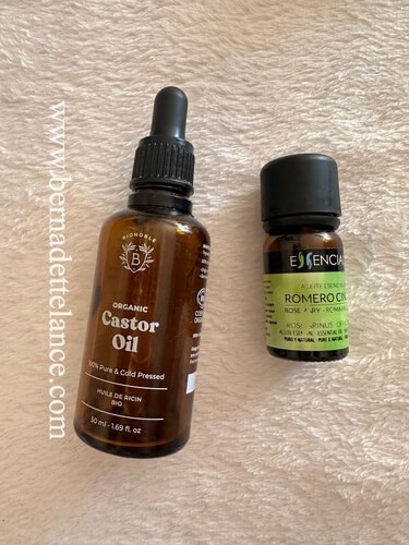 castor oil and rosemary oil
