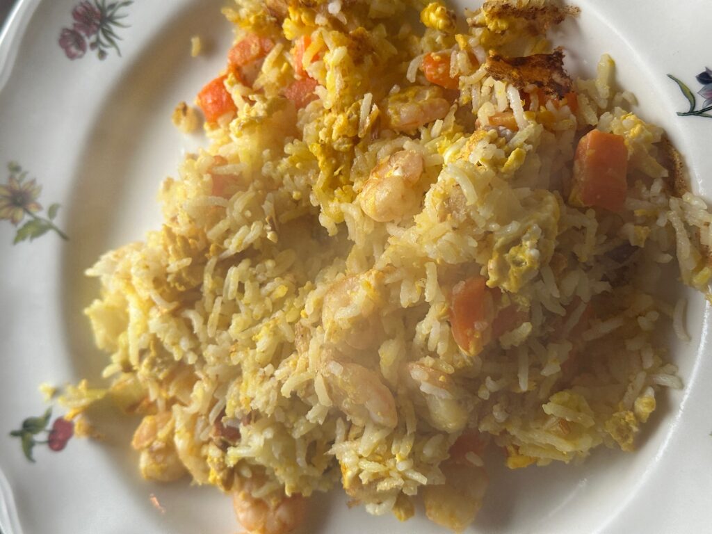 fried rice with shrimp