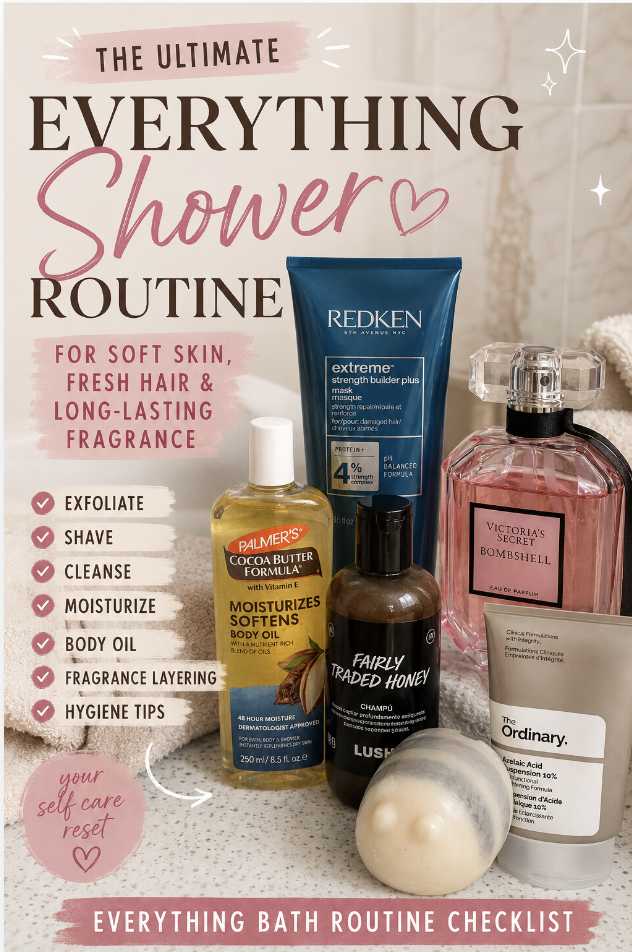 The Ultimate Everything Shower Routine for Soft Skin